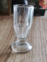 Régi üveg pohár (vastag)