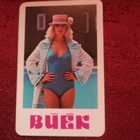 Röltex card calendar 1980