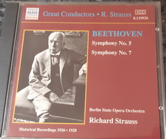 RICHARD STRAUSS VEZÉNYEL   2  BEETHOVEN SZIMFÓNIÁT     CD