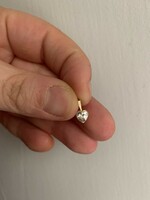 14K gold heart pendant