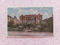 Old postcard 1916 budapest merry postcard
