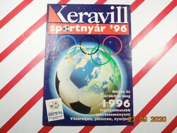 Old retro advertising newspaper - keravill sports summer 1996 - technical articles: television video - for birthday