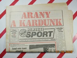 Régi retro újság napilap - Nemzeti Sport - 1991.06.22.  Születésnapra ajándékba