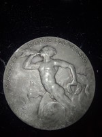 Commemorative medal, 1940s, 35 mm, Hungarian rowing association, Lajos Berán