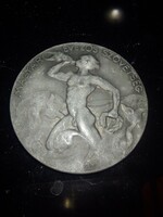 Commemorative medal, 1940s, 35 mm, Hungarian rowing association, Lajos Berán