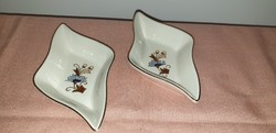 Zsolnay cornflower patterned bowls