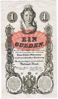 Ausztria 1 Osztrák-Magyar gulden 1858 REPLIKA