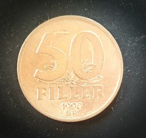 50 fillér,Magyarország 1990