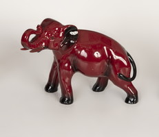 Royal Doulton - Flambé elefánt figura