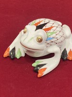 Raven house porcelain garden frog