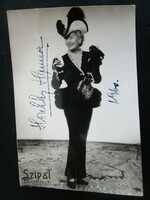 Honthy hanna operetta prima donna inn queen actress 1960 photo signed autograph autographed