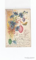 Húsvéti képeslap tojás hosszúcímzéses 1901