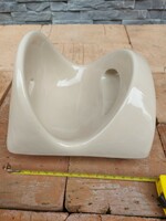Hibátlan Retro Beépíthető Szappantartó bézs színben (alföldi porcelán, jelzett) mosdóhoz