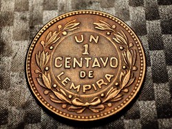 Honduras 1 centavo, 1957 / 7% elfordult darab Gyűjteménybe!