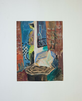Rudolf Blahos (1917-1986): watercolor, paper, marked,