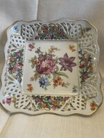 Porcelain decorative bowl, Schumann, with hand painting