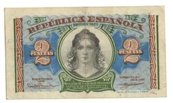 2 peseta 1938 Spanyolország