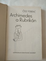 Ferenc Ósz: Archimedes on the rubric, recommend!