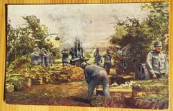 1916 - I. Világháború - Mozsár ágyú - képeslap - (2)