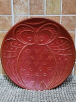 Tófej owl wall plate