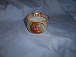 Antik jelenetes  Karlsbad  porcelán csésze