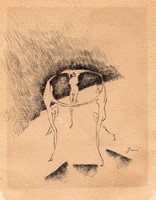 Dr Imre Andor (1900-?): Tánc (illusztráció) 1924.