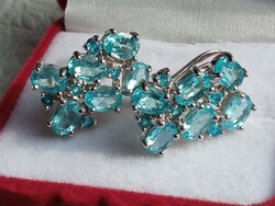 Apatite 925 silver earrings