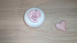 Rózsa díszes tartó kerámia