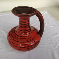 Applied art glazed vase for sale!