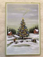 Christmas postcard - post office -4.