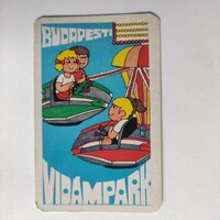 Budapesti Vidámpark kártyanaptárak 1978