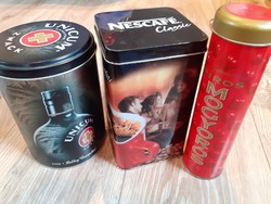 Metal box package nescafé, red hazelnut, unicum
