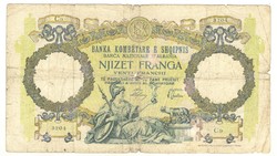 20 franga 1939 Albánia