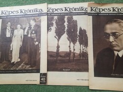 1936-os Képes Krónika újságok 3 db