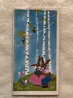 Régi rajzos Húsvéti  képeslap   -   B. Lazetzky Stella  rajz                -3.