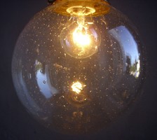 Buborék üvegburás lámpa 2db