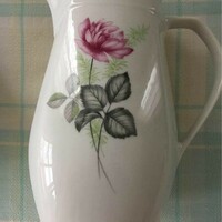 Gyönyörű, lila virágos Alföldi porcelán kancsó/kiöntő eladó.