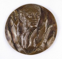 1M137 xx. Medal artist of the century: ady endre bronze plaque
