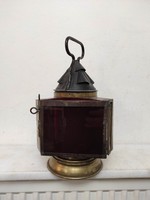Antique railway bakter carbide iron lamp 305 6707