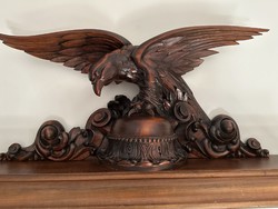 Antique eagle statue