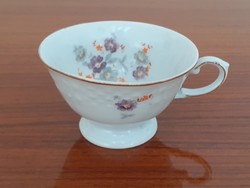 Régi virágos porcelán csésze