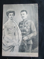 1916 Iv. Károly, the last Hungarian king - Queen Zita, Budapest period original photo page