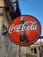 Coca Cola kétoldalas neon reklám tábla