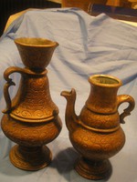 N15 antique old-gold inside majolica glazed ceramics huge shape rarities for sale at the same time
