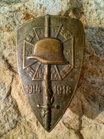 Frontharcos kitűző - jelvény - 1914/1918