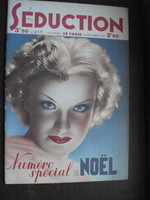 Séduction 1937-ből francia erotikus magazin aktfotókkal