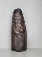 Percz János embossed red copper art piece