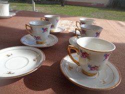 Mocha set of Herend beauty and quality for 5 people + 1 small plate