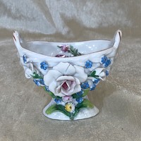 Antik porcelán kosárka