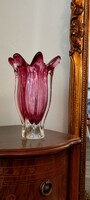 Exkluzív cseh Exbor kristályváza váza Bohemia Csehország